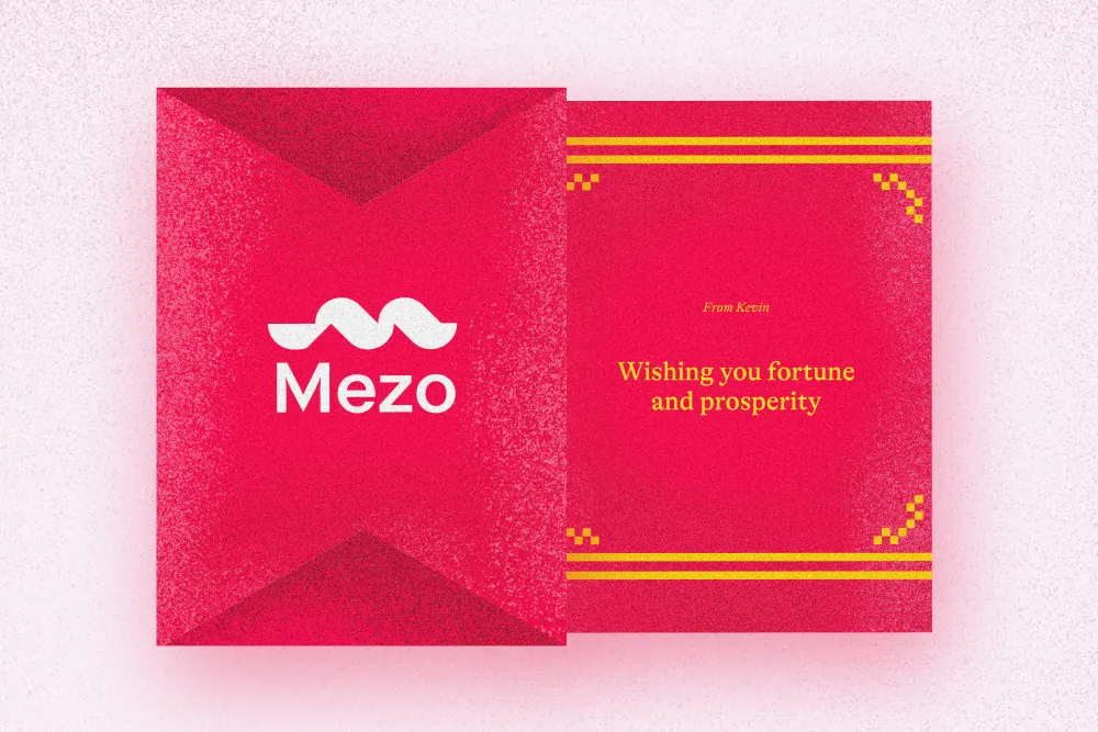 Mezo Red Envelope campaign visual