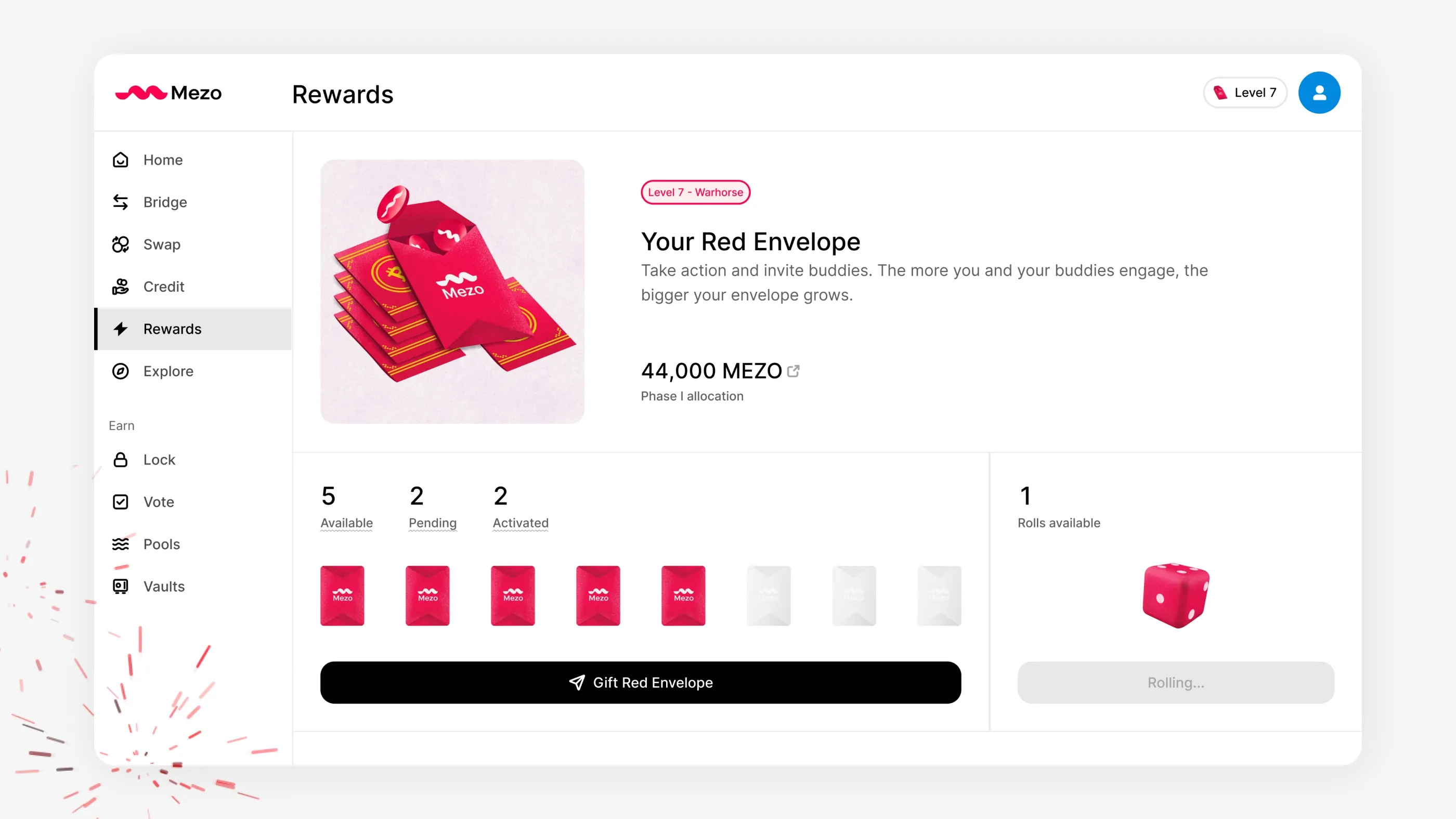 Red Envelope gifting flow